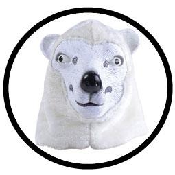 Eisbär Maske Erwachsene bestellen