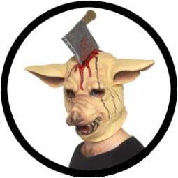 Horror Schweine Maske Mit Axt Im Kopf bestellen